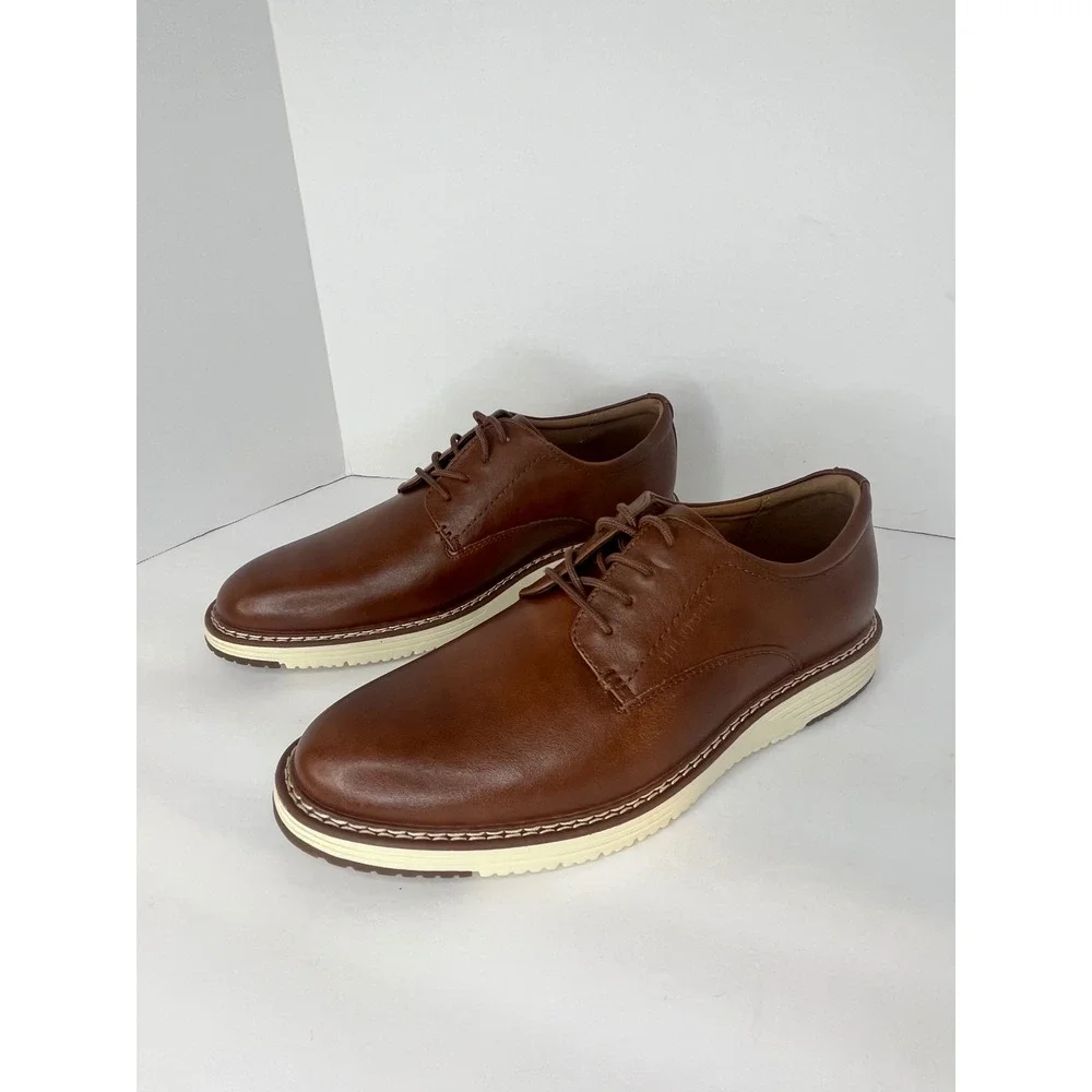 Tommy Hilfiger TMHIDAY-R Men's Size 9 Brown Derby Dress Shoes NWOB Casual - Picture 1 of 15